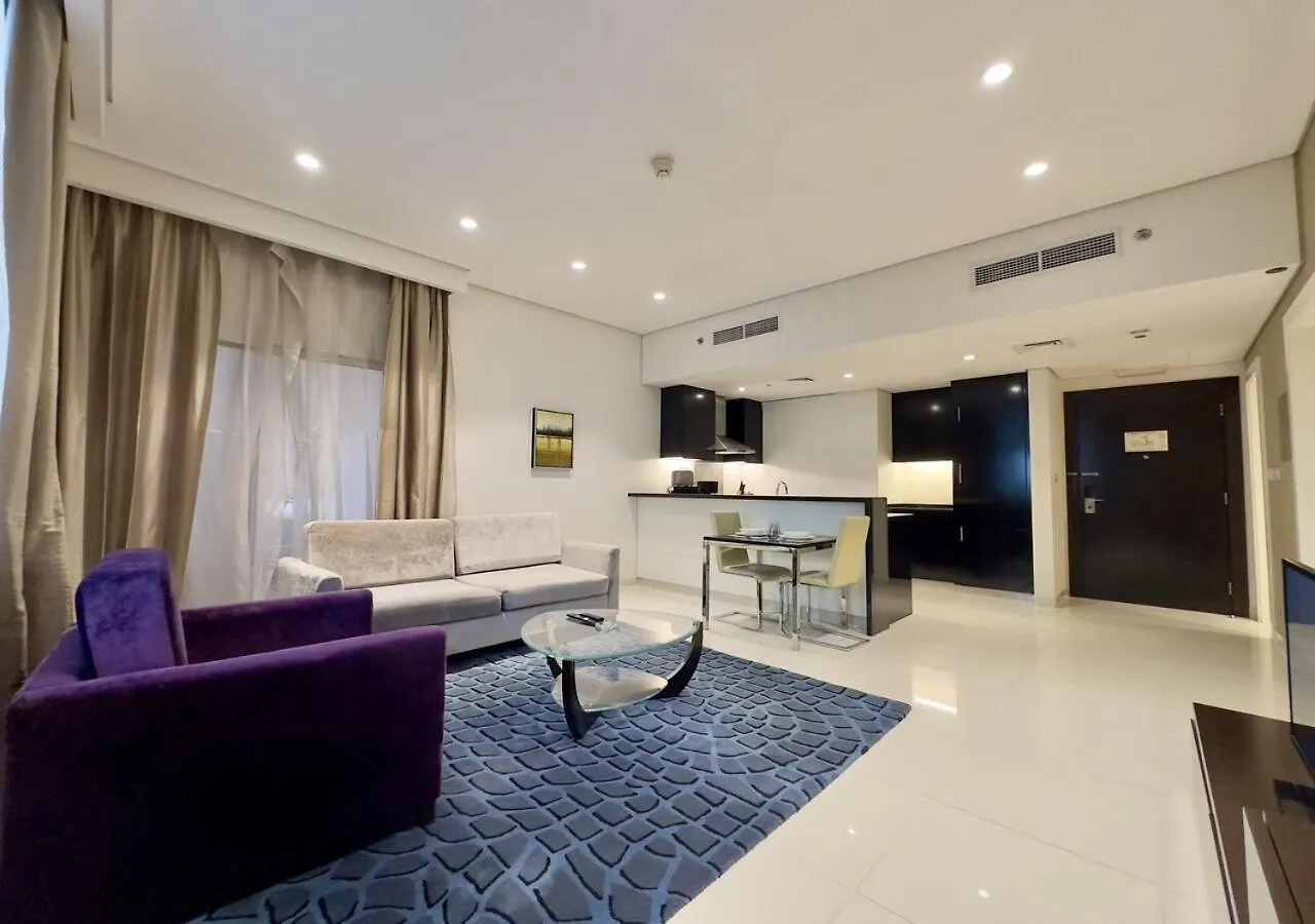 Quickstay Homes - Spacious 1Br Retreat-Cour Jardin Dubai Lägenhet